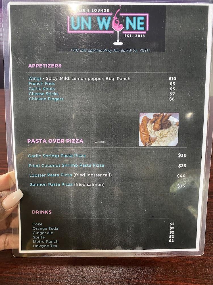 UnWyne Cafe Menu image 2